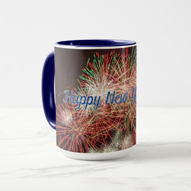Caneca Ano Novo Mugs 2026 (Frente Esquerda)