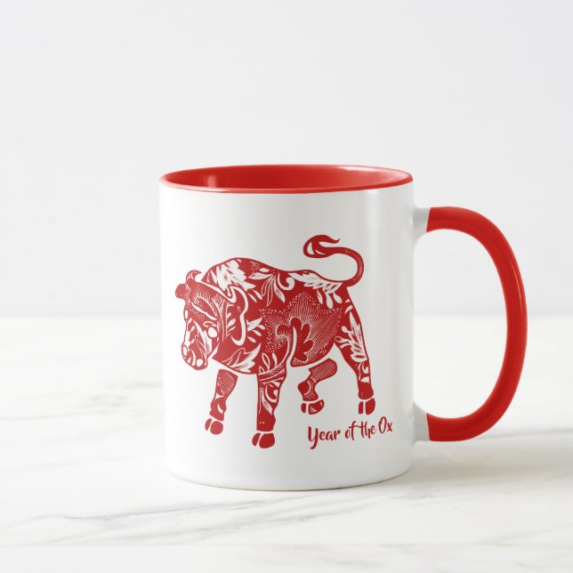 Caneca Ano Padrão Da Ox (Direita)
