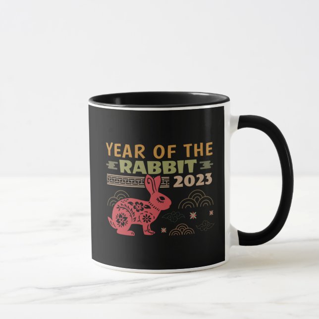 Caneca Ano Zodíaco Chinês do Coelho 2023 (Direita)