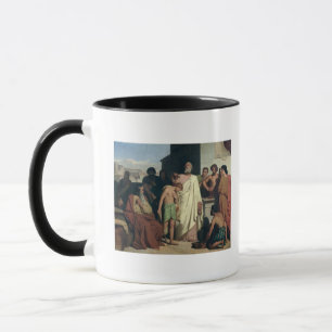 Caneca Anointing de David por Saul, 1842