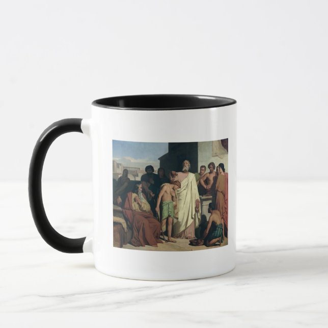 Caneca Anointing de David por Saul, 1842 (Esquerda)