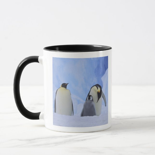 Caneca Antártida. Pinguins-imperadores e filhote (Esquerda)