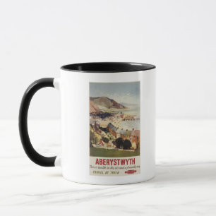 Caneca Antena do poster britânico das estradas de ferro