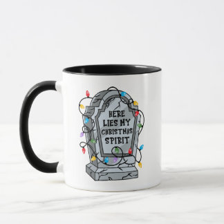 Caneca Anti Natal Sarcástica, Presente de Natal co