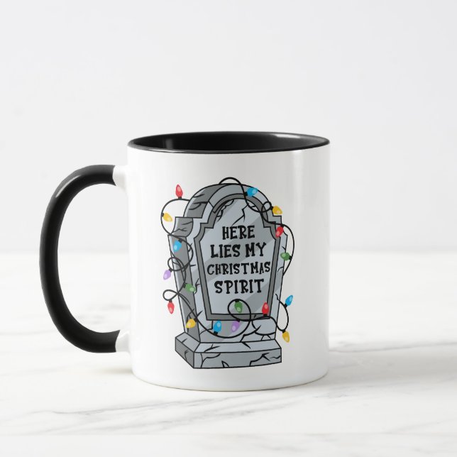 Caneca Anti Natal Sarcástica, Presente de Natal co (Esquerda)