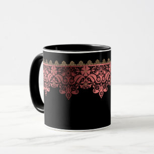 Caneca Anticorpos românticos de decor romântico, cor-de