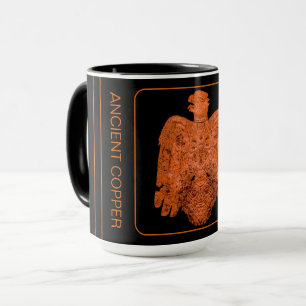 Caneca Antigo Copper Peoria Falcão Restaurado