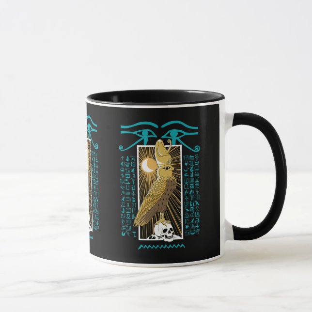 Caneca Antigo Egito Falcão Deus Horus (Direita)
