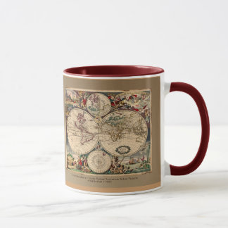 Caneca Antiguamente Série Map Mundial de Dankert