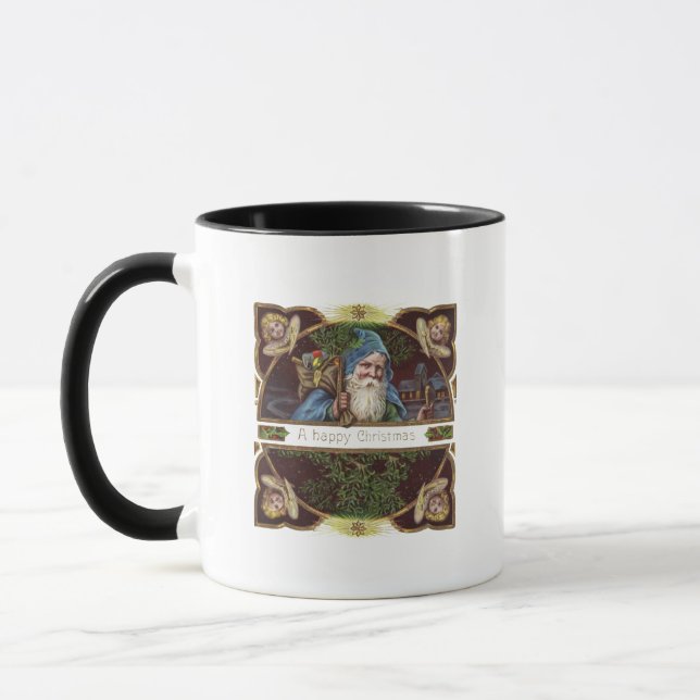 Caneca Antiguidade de Natal dos Papais noeis Vitorianos A (Esquerda)