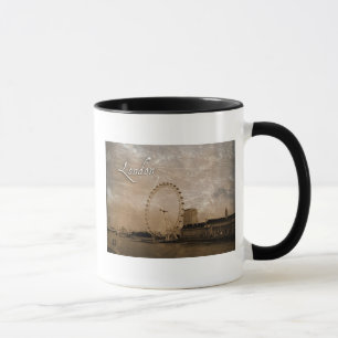 Caneca Antiquado London Eye Art Mug