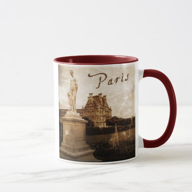 Caneca Antiquado Mug de Paris (Direita)