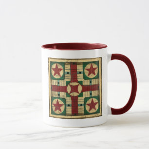 Caneca Antique Parcheesi - Conselho de Jogo por Ethan Har
