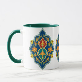 Caneca Antique Persian Turkish Pattern 7-Tone V2 Coffee