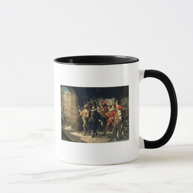 Caneca Antonio Pérez liberado da prisão pelo (Direita)