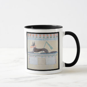 Caneca Anubis, deus egípcio do morto