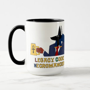 Caneca Anubis Egípcio Legacy Code Necromcer Combo Mug