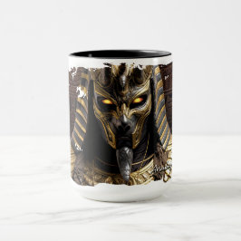 Caneca Anubus (egípcio) - Demon Drinkware