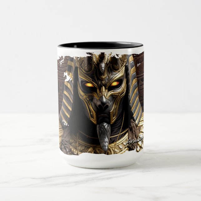 Caneca Anubus (egípcio) - Demon Drinkware