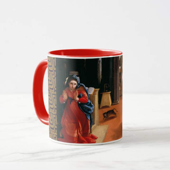 Caneca ANUNCIAÇÃO RECANATI por Lorenzo Lotto (Frente Esquerda)