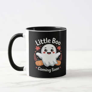 Caneca Anúncio de Gravidez no Dia das Bruxas