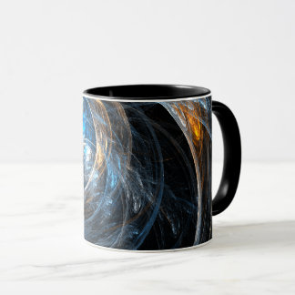 Caneca Ao redor do Abstrato mundial de café