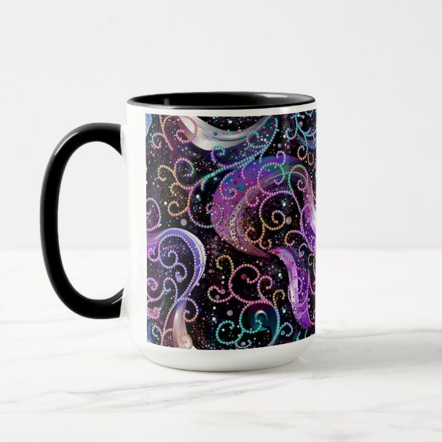 Caneca Aorado com Miçangas Curly Mug (Esquerda)