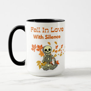 Caneca Apaixonar-Se Por Silêncio - Pão De Esqueleto