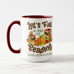 Caneca Apaixonem-se pela leitura dos livros do Dustin Ste