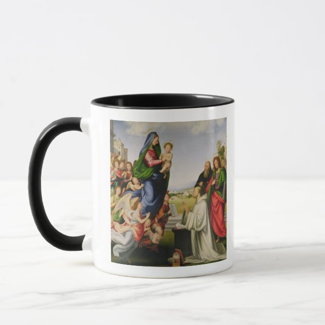 Caneca Aparição do Virgin a St Bernard, 1504-07 ( (Esquerda)