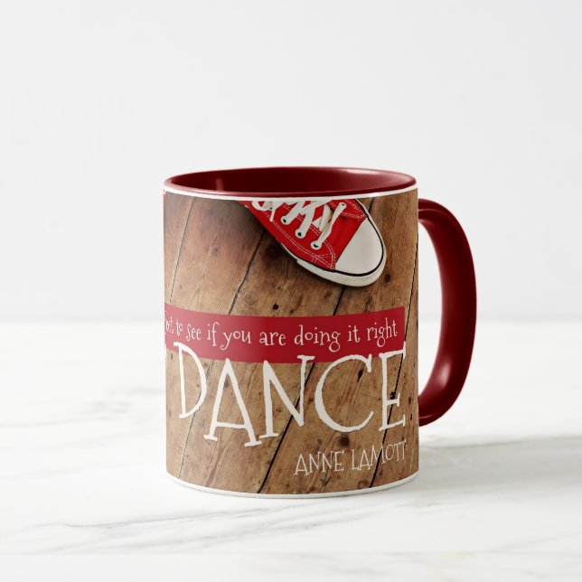 Caneca Apenas dança (Frente Esquerda)