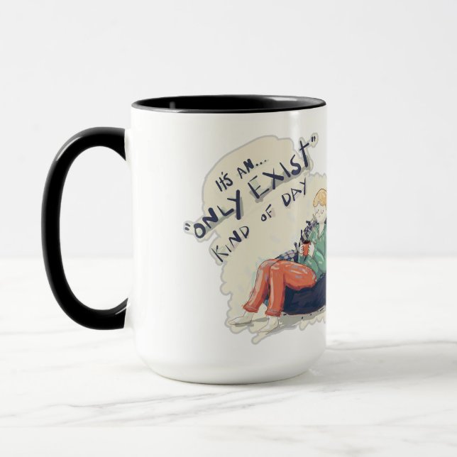 Caneca Apenas existe tipo de dia (Esquerda)