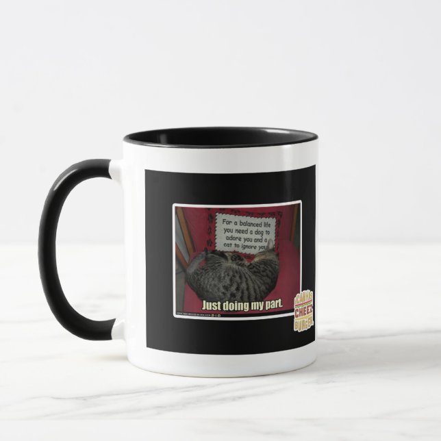Caneca Apenas fazendo minha divisória (Esquerda)