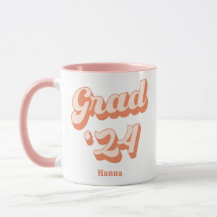 Caneca Apenas Formando de pêssego Classe de 2023 Coffee M