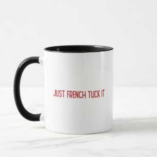 Caneca Apenas o francês o esconde.