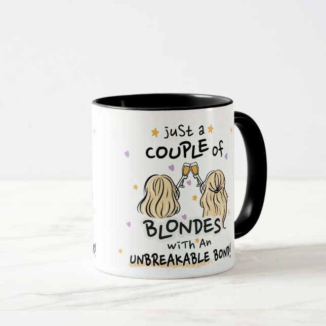 Caneca "Apenas um casal de loiras" Mug (Frente Esquerda)