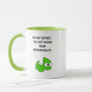 Caneca Apenas um Dragão ou Pterodáctilo Engraçado de Dese