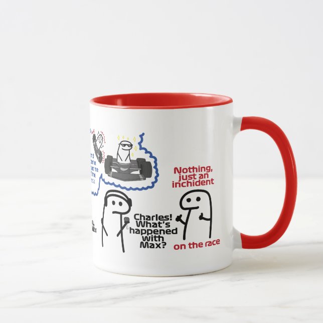 Caneca Apenas um F1 inchidente (Direita)
