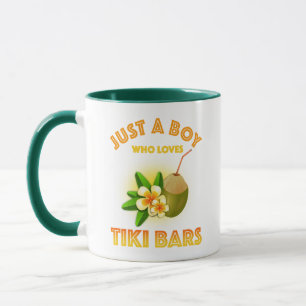 Caneca Apenas Um Menino Que Ama Bares De Tiki