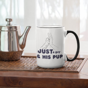 Caneca Apenas uma cara e seu filhote.