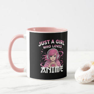 Caneca Apenas uma garota que ama animação
