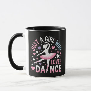 Caneca Apenas uma Garota que Ama Dança