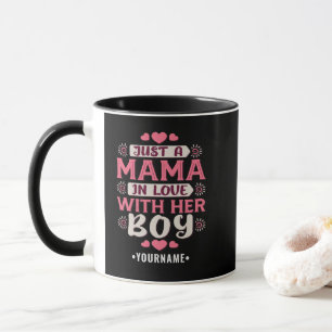 Caneca Apenas uma mamã apaixonada pelo seu filho