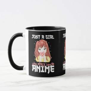 Caneca Apenas Uma Menina Que Ama Mesmo Anime