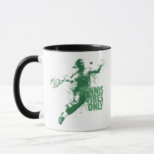Caneca Apenas Vibrações de Tênis Retro Grunge Splatter Es