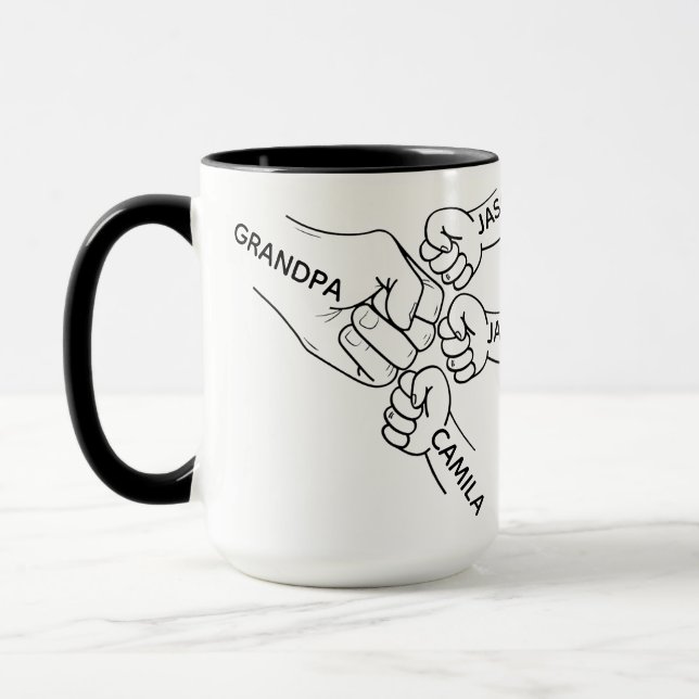 Caneca Aperto de Avô, Caneca de Avô Com Nomes, Can (Esquerda)