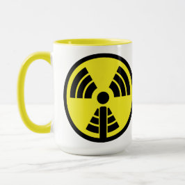 Caneca Apodcastalypse Mug! Com o logotipo da radiação!