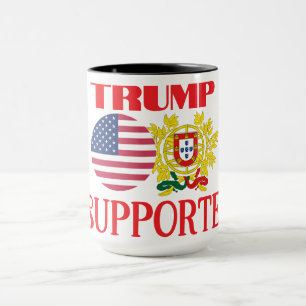 Caneca Apoiante português do Trump