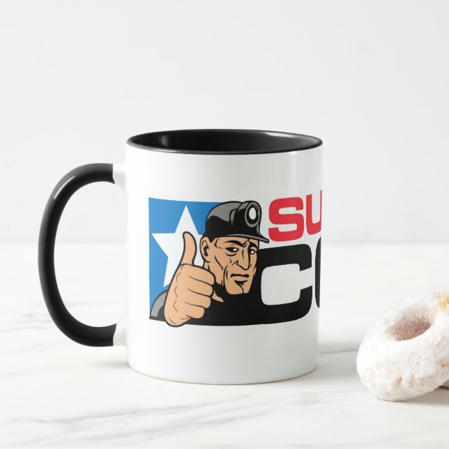 CANECA APOIAR CARVÃO (Com Donut)