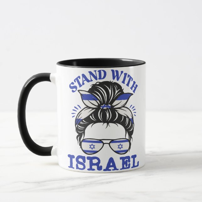Caneca Apoiar Israel - Eu fico com Israel (Esquerda)